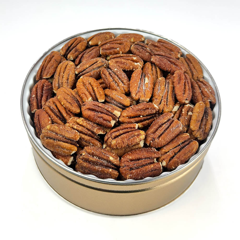 Mammoth Pecan Halves - Roasted/Salted-1.5 lbs.