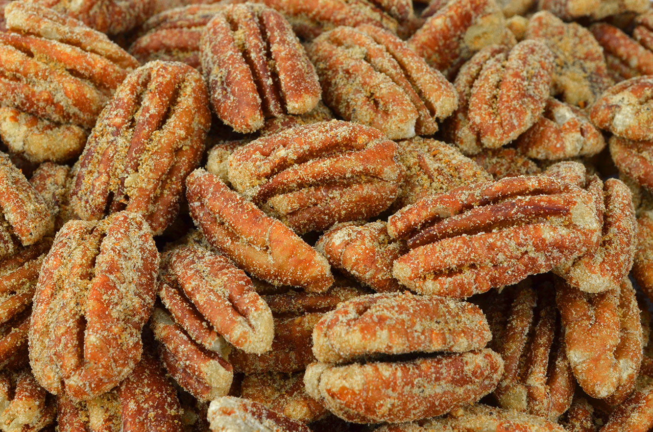 Pecan Zesty Mammoth Halves (Roasted/Salted)-1 lb.