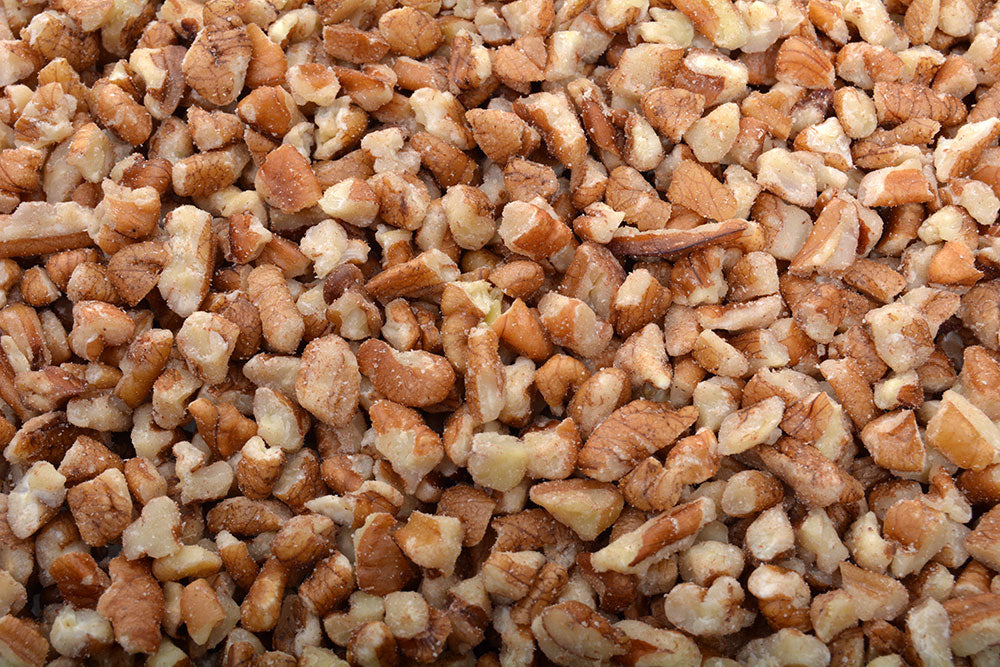 Pecans, Medium Pieces-5 lbs. DUE TO THE AVAILABILITY OF THE 5LB ZIP LOCK BAGS - ORDERS FOR 5LB BAGS MIGHT BE SUBSTITUTED WITH 1LB BAGS